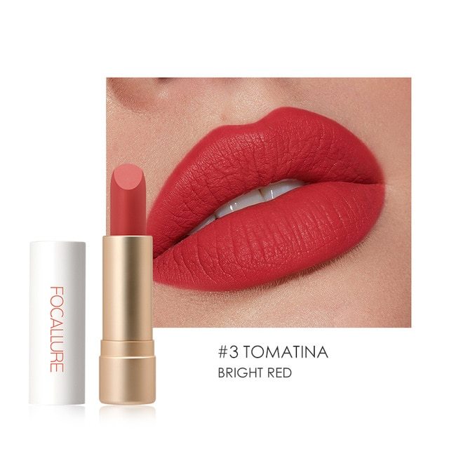 FOCALLURE powder feels dull, lipstick, moisturizing, moisturizing, and lasting lipstick.