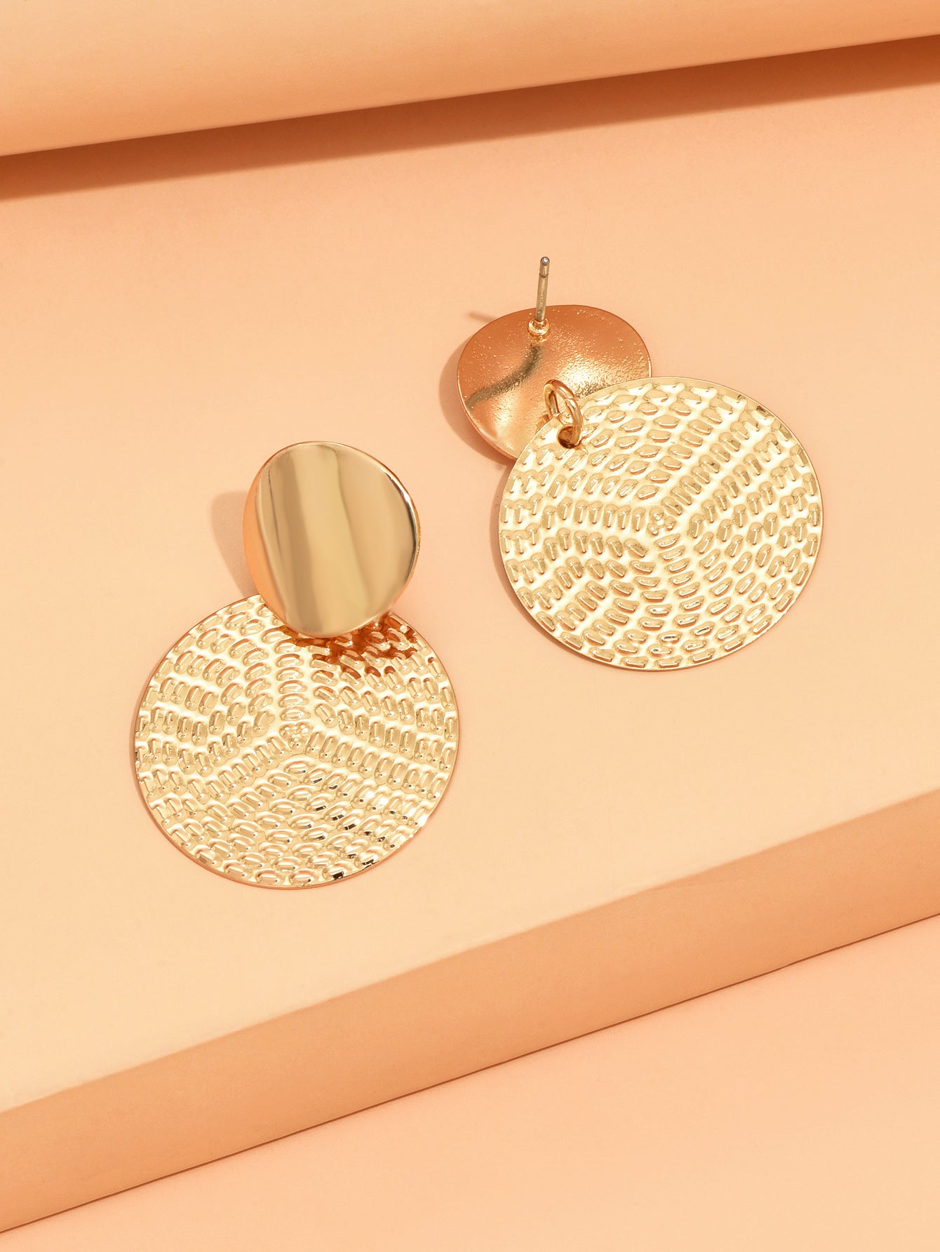 Fashion Personality Metal Circle Earrings For Women