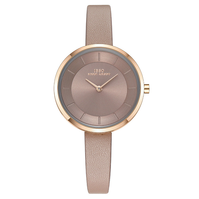 Fashion Trend Thin Ladies Student Waterproof Watch