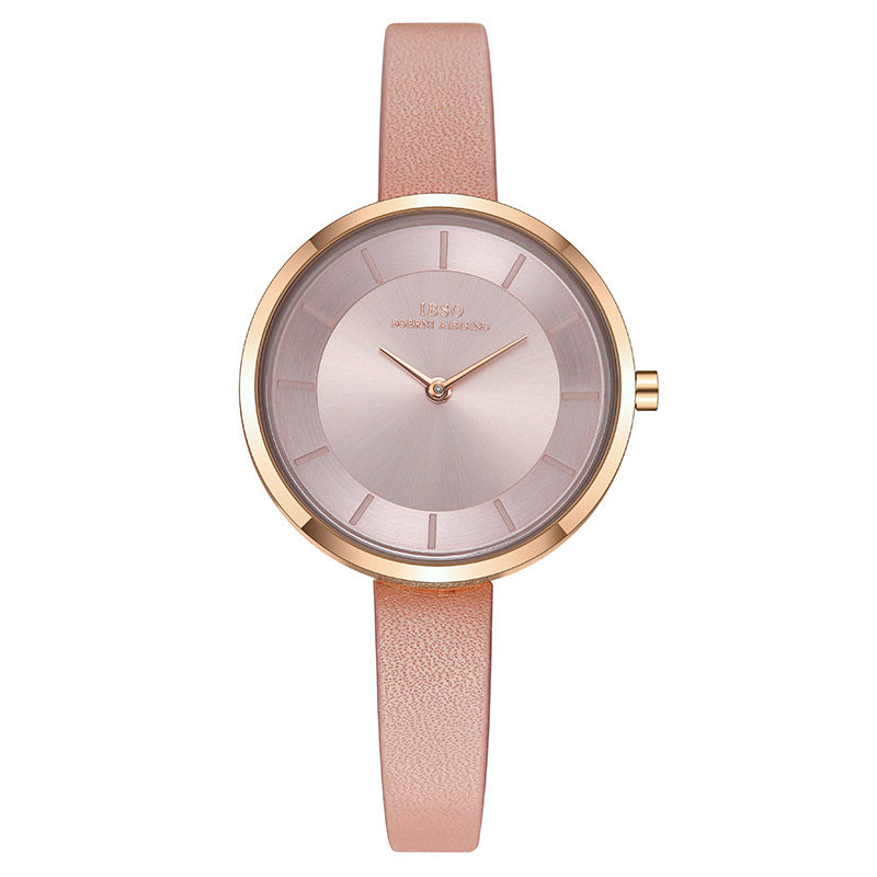 Fashion Trend Thin Ladies Student Waterproof Watch