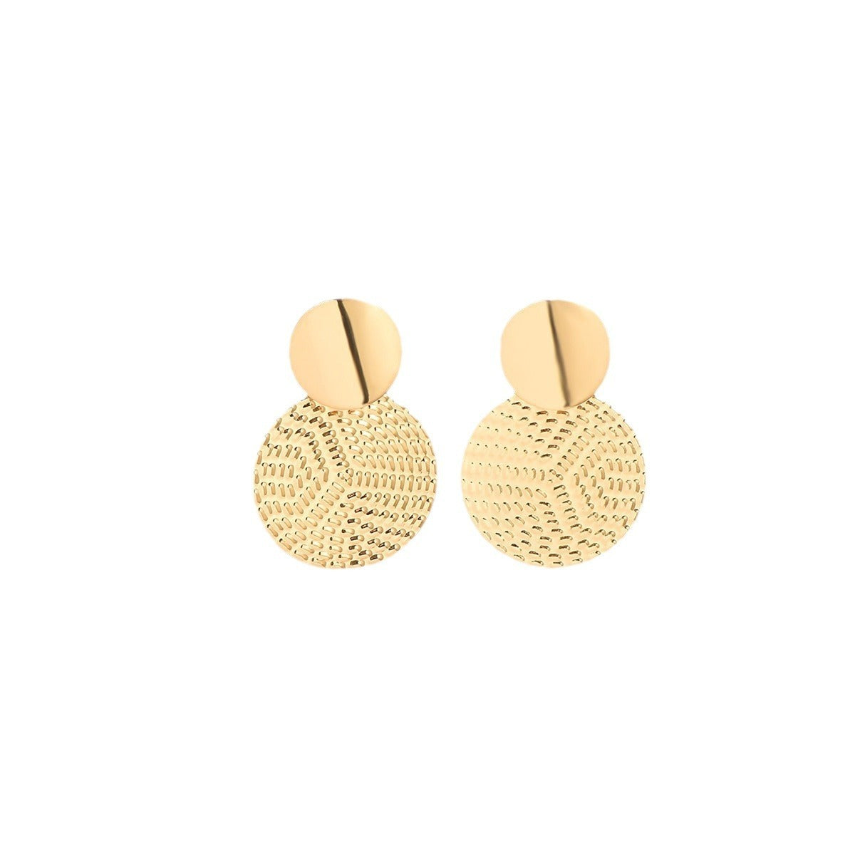 Fashion Personality Metal Circle Earrings For Women